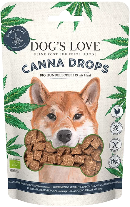 Dog's Love Hundesnacks CANNA DROPS BIO Geflügel