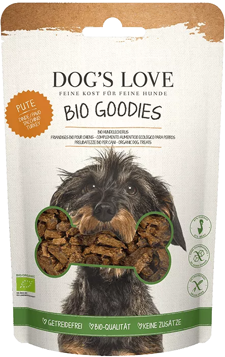 Dog's Love Hundesnacks BIO GOODIES Pute
