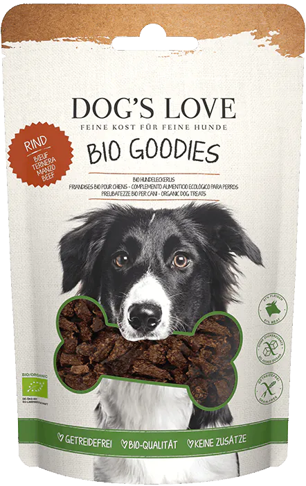 Dog's Love Hundesnacks BIO GOODIES Rind