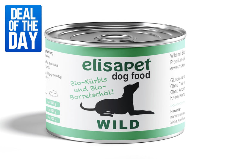 Elisapet Wild mit Bio-Kürbis Hundefutter - pieper tier-gourmet