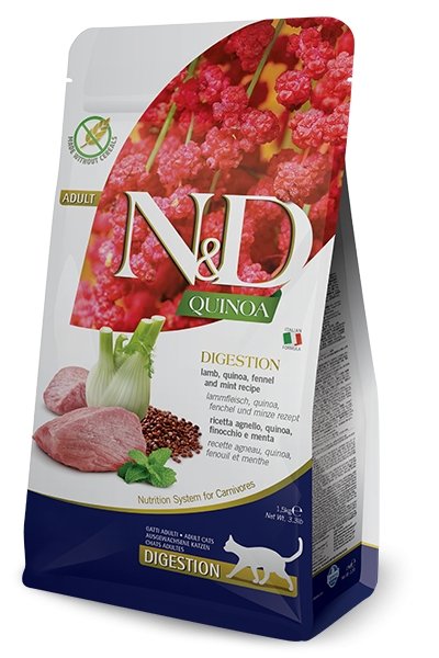 Farmina N&D Quinoa Digestion - Lamm, Fenchel & Minze - pieper tier-gourmet