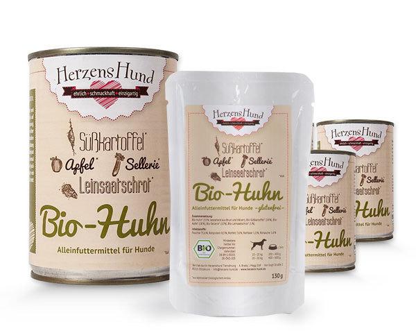 HerzensHund Bio-Huhn Menü - pieper tier-gourmet