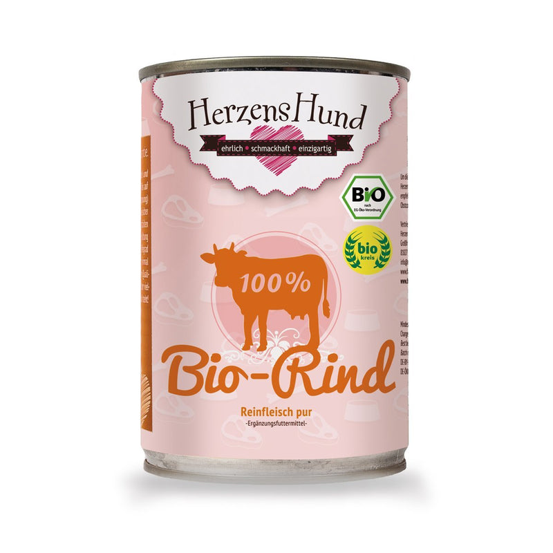HerzensHund Bio-Rind Reinfleisch PUR - pieper tier-gourmet