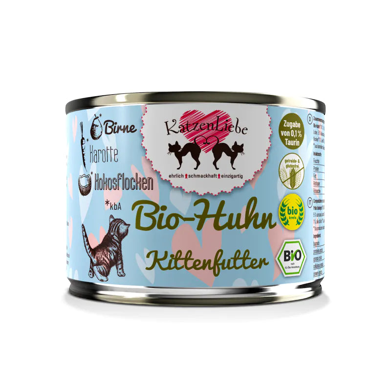 KatzenLiebe Bio-Huhn Kitten