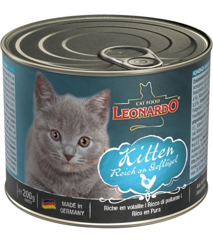 Leonardo Kitten Reich an Geflügel - pieper tier-gourmet