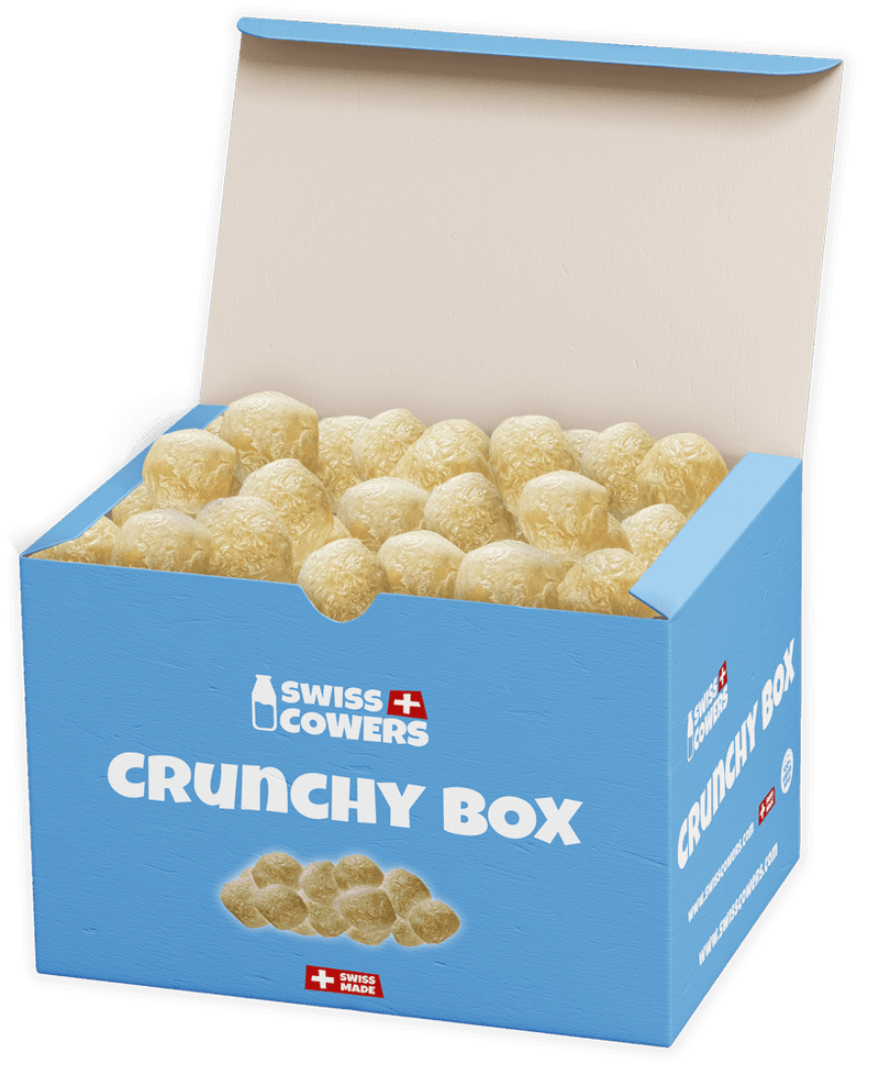 - NEU - SwissCowers Käse Crunchy Box - pieper tier-gourmet