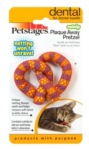 Petstages Catnip Plaque Away Pretzel - pieper tier-gourmet