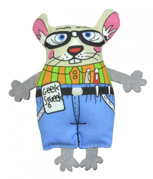 Petstages Madcap Geeky Squeek Mouse - pieper tier-gourmet