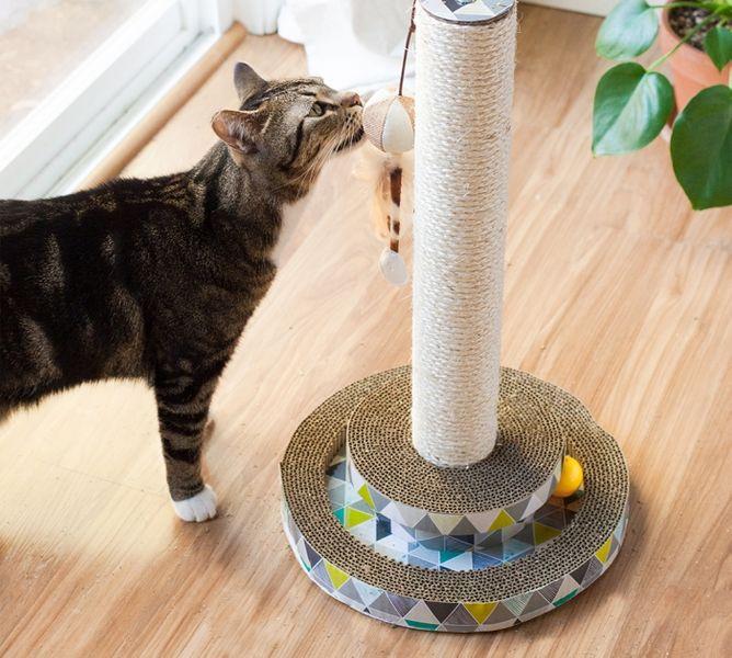 Petstages Scratch and Play Tower Track - pieper tier-gourmet