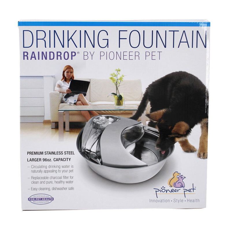 Pioneer Pet Drinking Fountain Rain Drop Style - pieper tier-gourmet