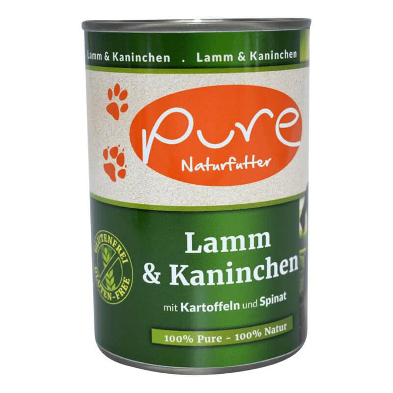 Pure Hundemenü Lamm & Kaninchen - pieper tier-gourmet