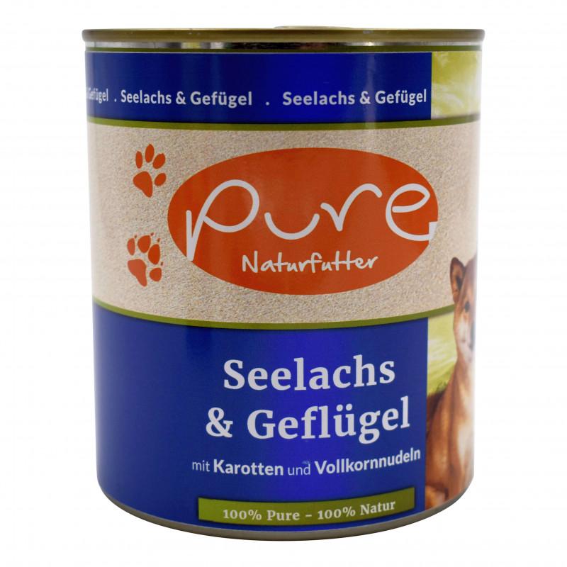 Pure Hundemenü Seelachs & Geflügel - pieper tier-gourmet