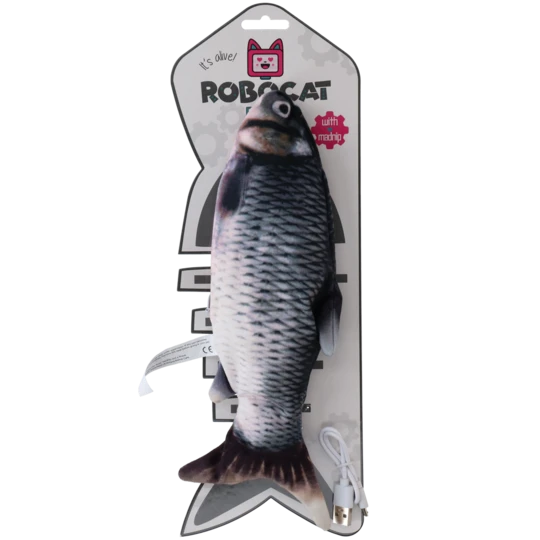 Robocat Fischspielzeug vibrierend