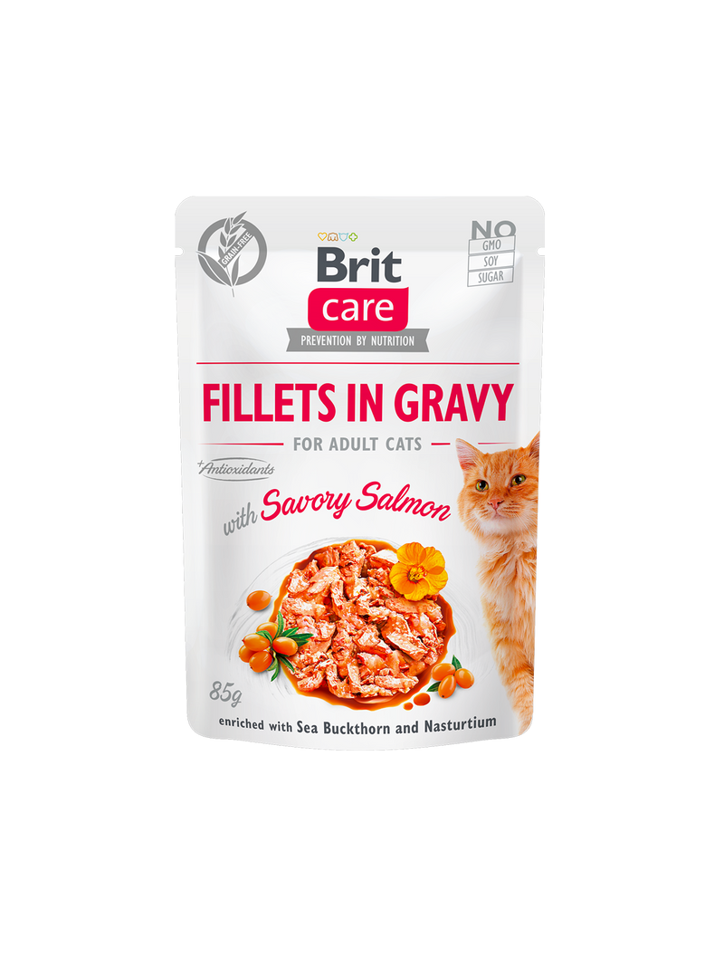 Brit Care Cat - Lachs Filets in Sauce