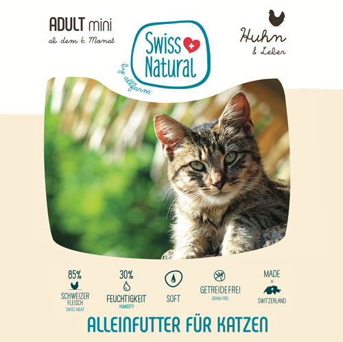 Swiss Natural SOFT Katze Huhn, Kartoffel und Leber