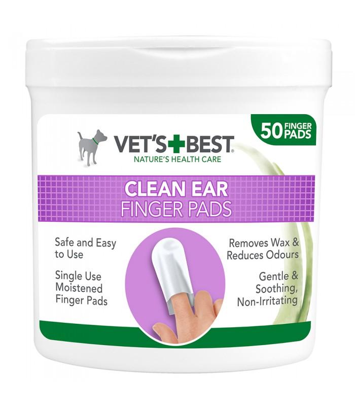 Vet's Best Clean Ear Finger Pads - pieper tier-gourmet