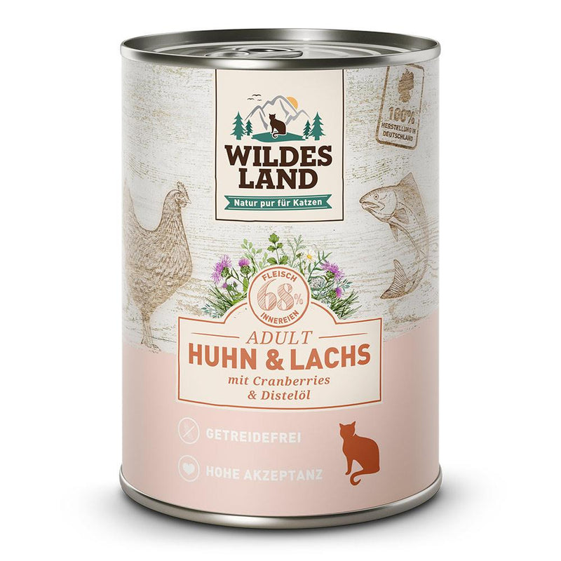 Wildes Land Katze Huhn & Lachs - pieper tier-gourmet