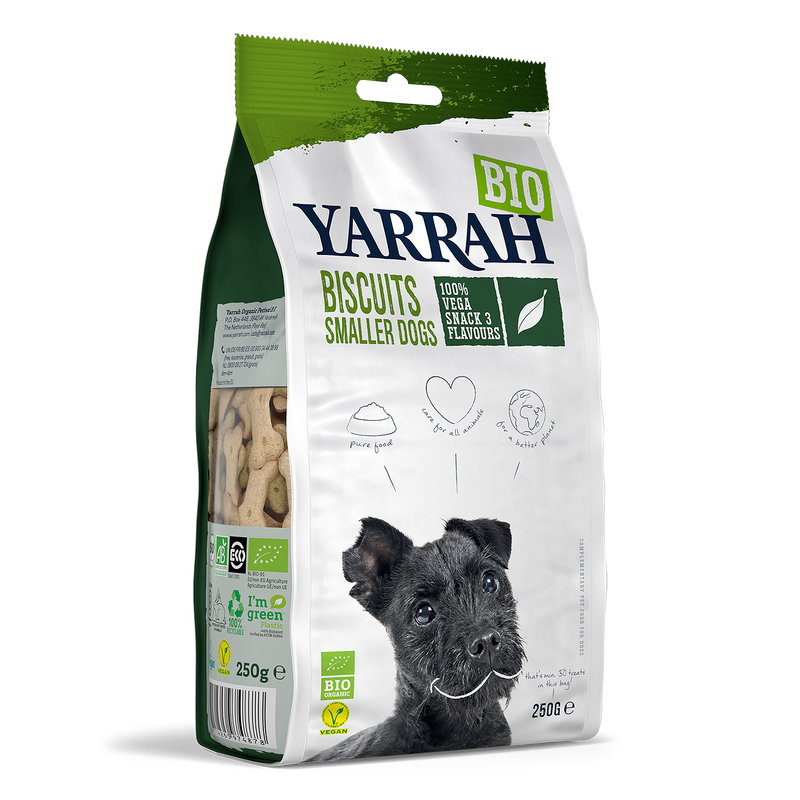 Yarrah Bio-Hundekekse Vega für kleinere Hunde