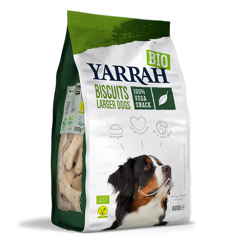 Yarrah Bio-Hundekekse Vega für größere Hunde